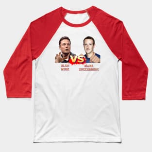 Tech Billionaire Street Fighter - Versus Screen Baseball T-Shirt